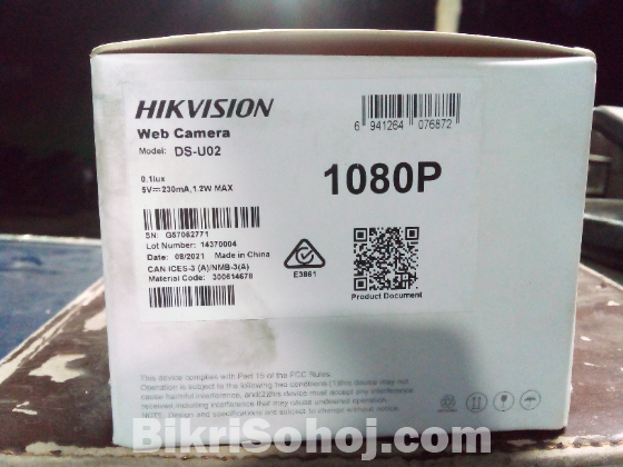 Hikvision 1080P Web Cam